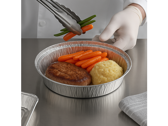 Premium Disposable Aluminum Tin Foil Pans (Round)