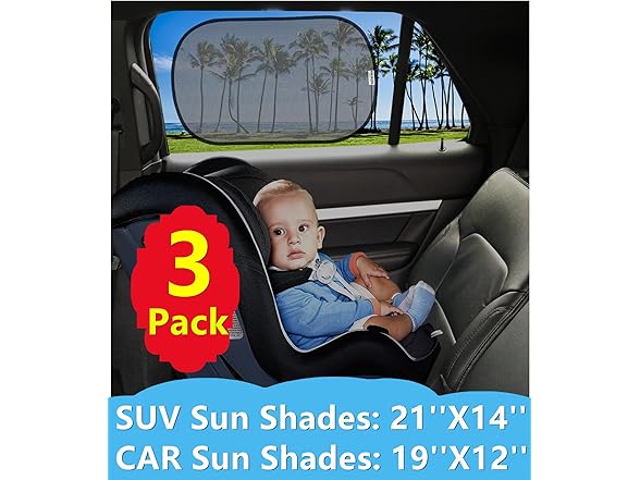 Sunshade 21x14 SUVs Minivans Car Window
