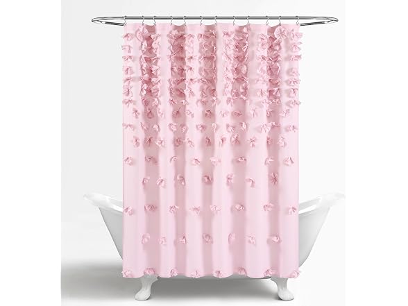 Lush Decor Riley Shower Curtain, 72" W x 72"