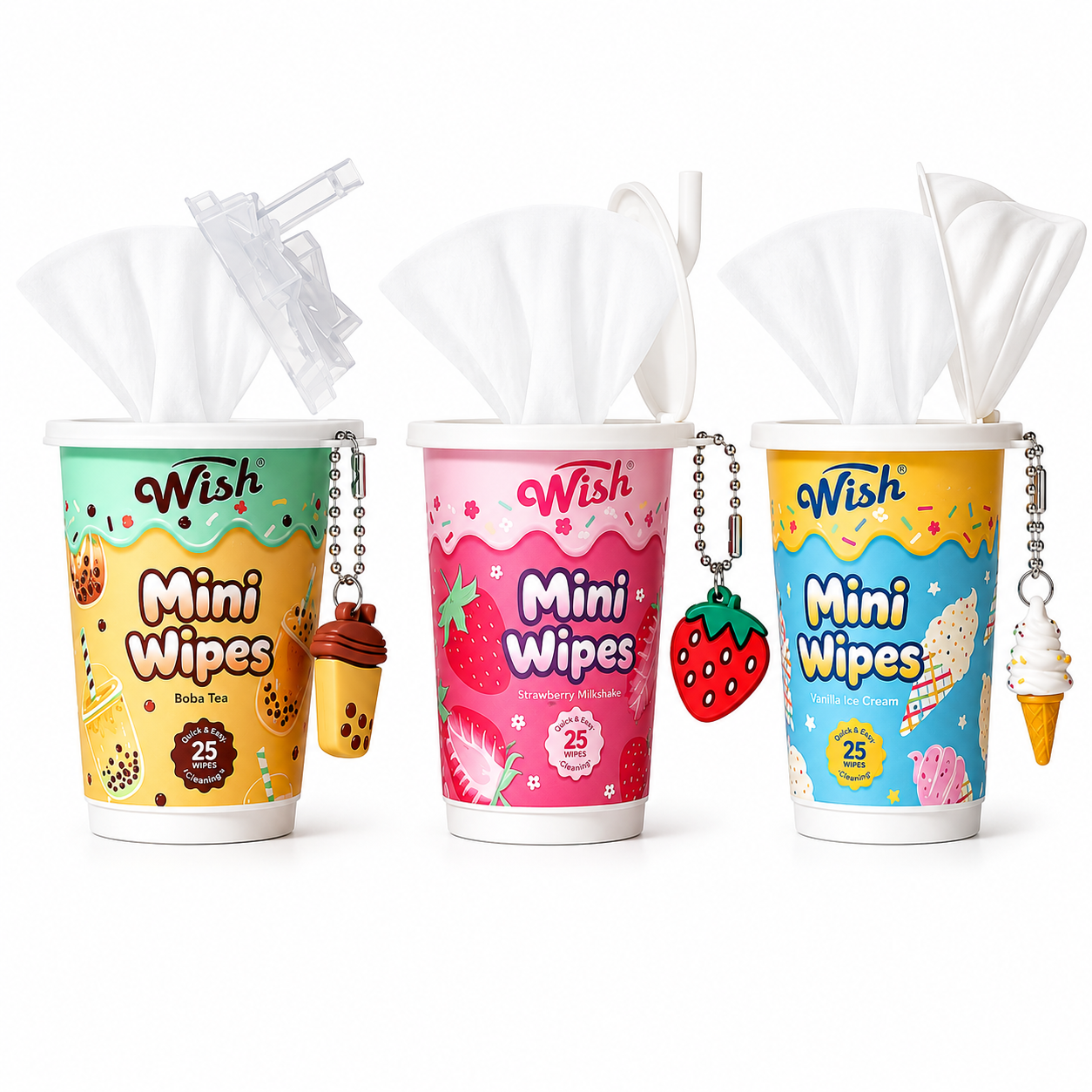 24pk Travel Size Mini Hand Wipes - Gallery 9