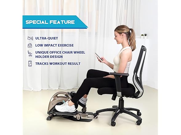 Exerpeutic 900E Under Desk Elliptical Chair Hook