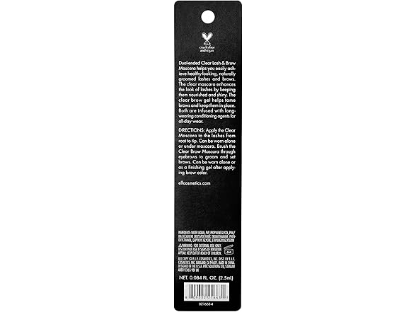 e.l.f. Clear Brow Lash Mascara Clear 4 fl. oz., 