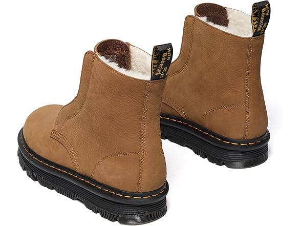 Dr. Martens Unisex Zebzag Laceless Slip On Boots