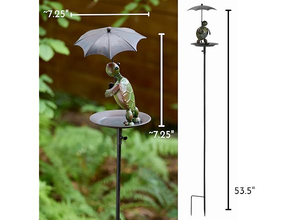 Red Carpet Rainy Day Bird Feeder Turtle