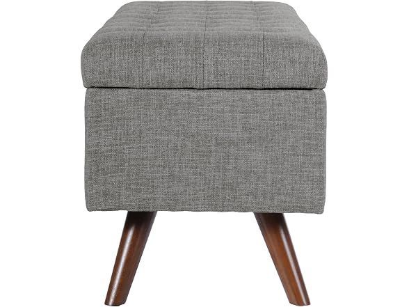 HomePop 48in Modern Tufted Storage Bench