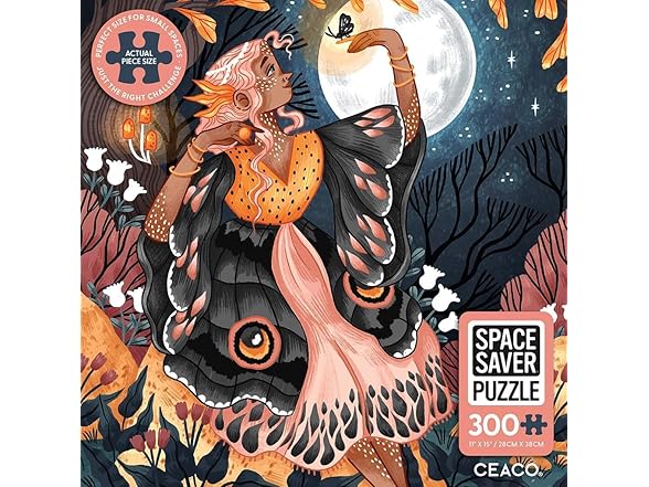 Mystic Moth Lady 300Pc Space Saver Puzzle