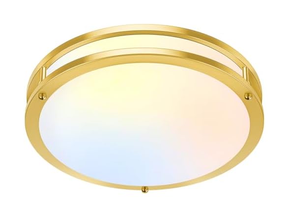 TOBUSA Ceiling Light 13" Brushed Gold