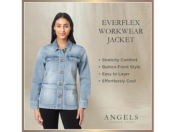 Angels Wmns Jacket Blue (L)