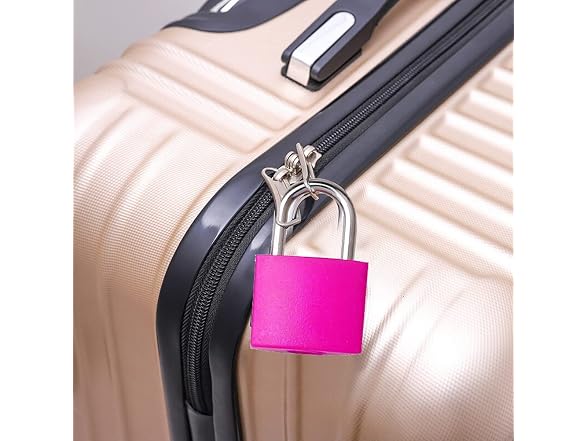 Pimoys 6 Pcs Multicolor Small Luggage Locks Ke