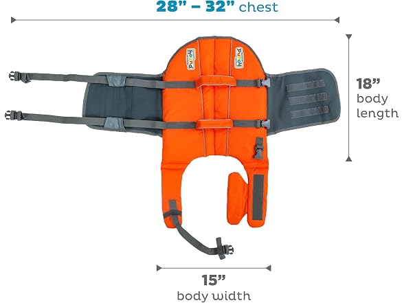 Outward Hound Granby Splash Dog Life Jacket, Life