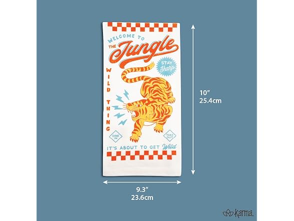 Karma Retro Diner Tea Towel