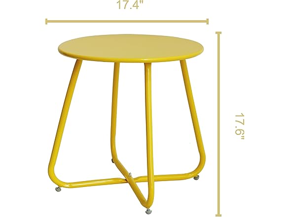 Elevon E-Coated Steel Side Table