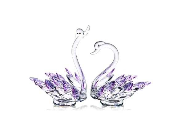 CITYLOVE Mothers Day Crystal Swan