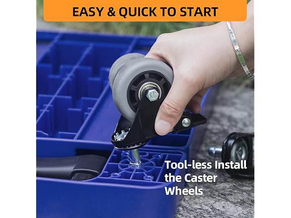 TROOZY Folding Hand Truck 6-Wheel Dolly 500lbs