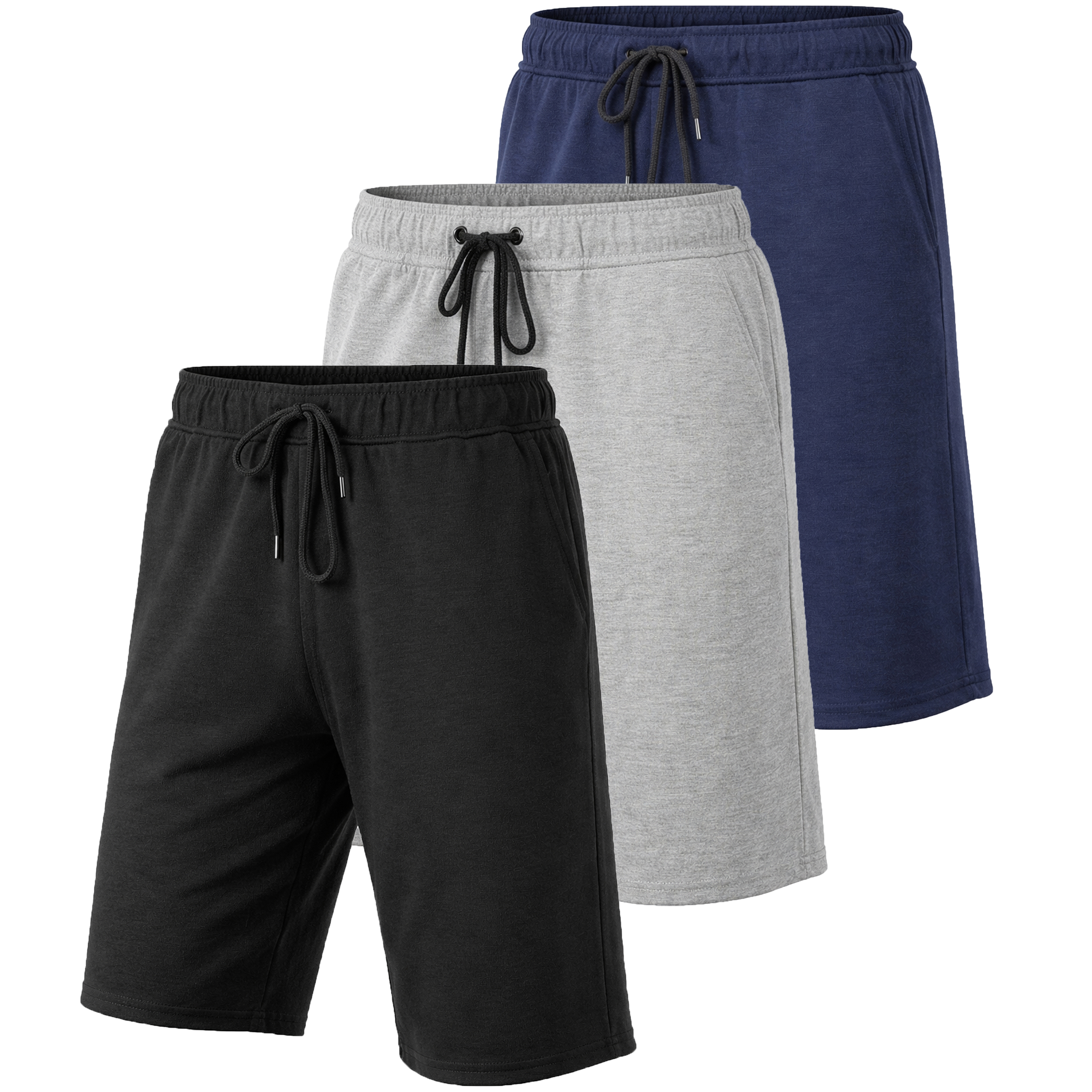 3Pk Mens T/F Performance Shorts - Gallery 10