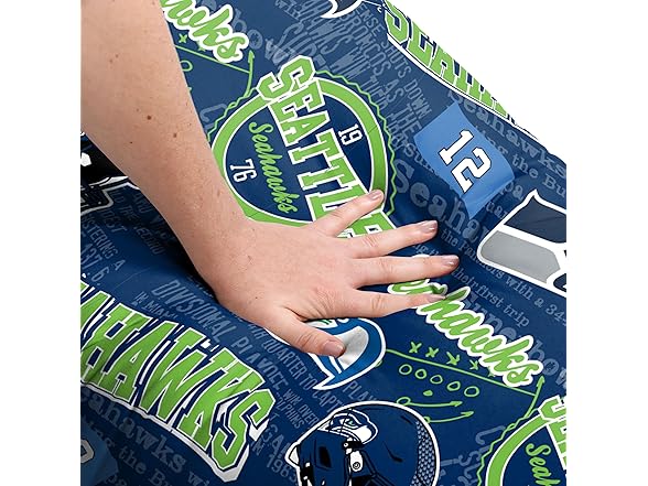 SEATTLE SEAHAWKS Plush Body Pillow