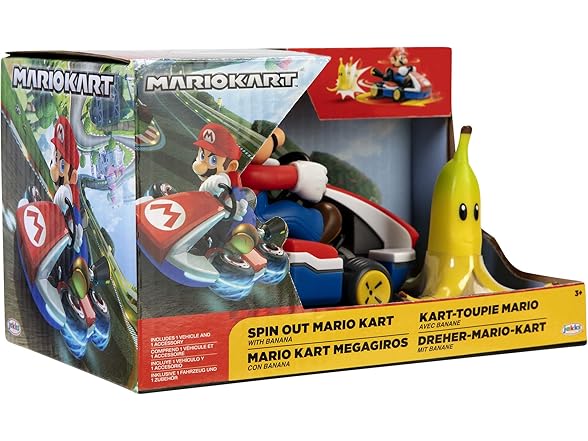 Spin Out Mariokart Mario Racer Vehicle