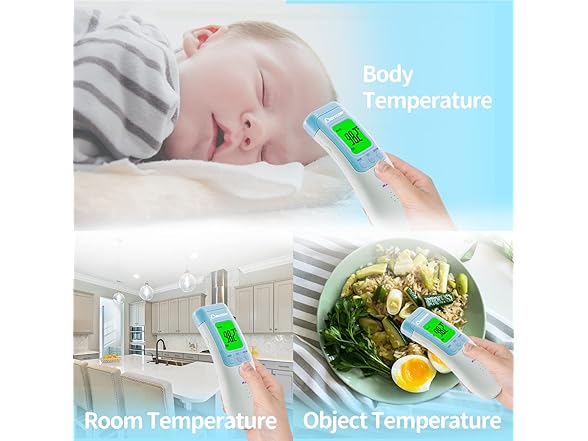 Berrcom 2-Pack Forehead Thermometer
