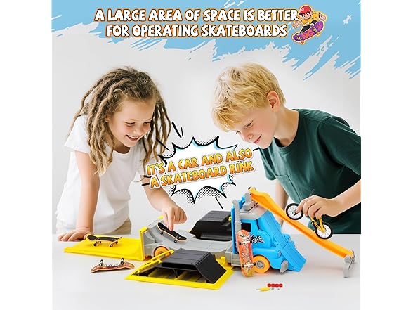 Hestiasko Finger Skateboard Park Set