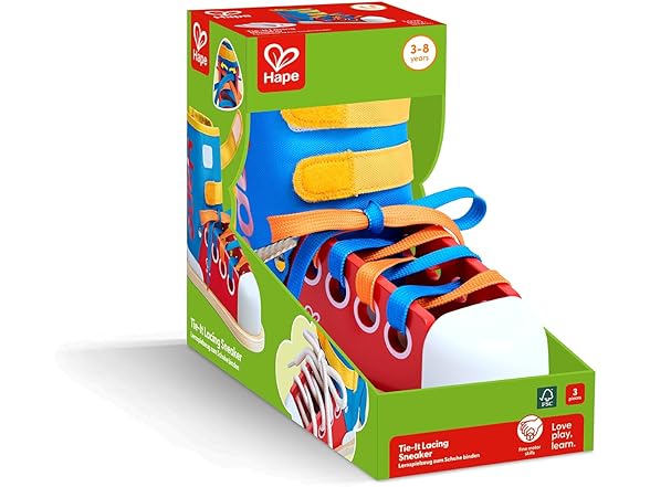 Hape Tie-It Lacing Sneaker Toy