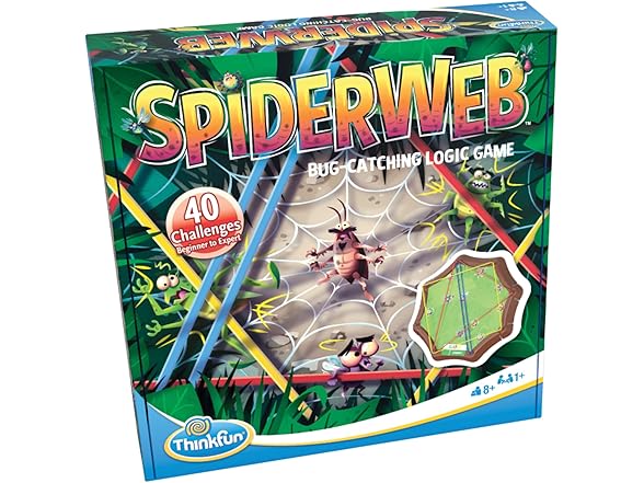 Think Fun Spiderweb: A Bug-Catching Logic Game
