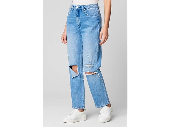 BLANKNYC Womens Relaxed Straight Leg Denim Jeans (26)