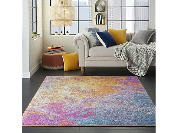 Nourison Passion Sunburst Rug 5'3x7'3