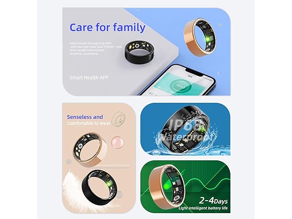 SUNOL Smart Ring with Charge Box