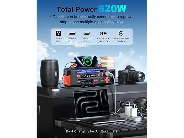 Aoyun AOY-320 Portable Power Station 300W