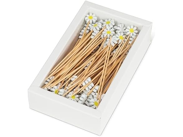 Abbott Collection Daisy Cocktail Picks. 100 Pieces.