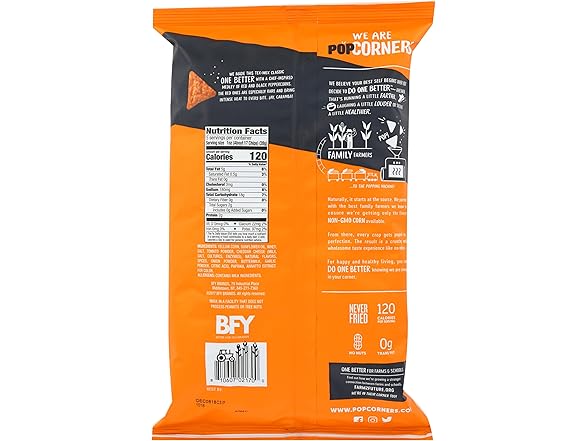 POPCORNERS Popcorners Spicy Queso, 7 Oz