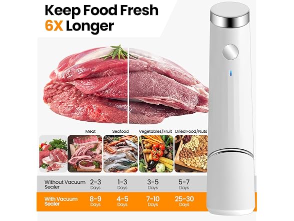 Portable Vacuum Sealer w/ 30 Bags