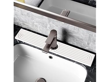 $10.99, Was $29.99, 63% Off! DK177 Stone Faucet Mat for Kitchen Sink dealfomo