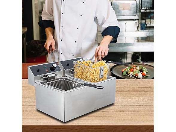 12L x 2 Commercial Electric Deep Fryer