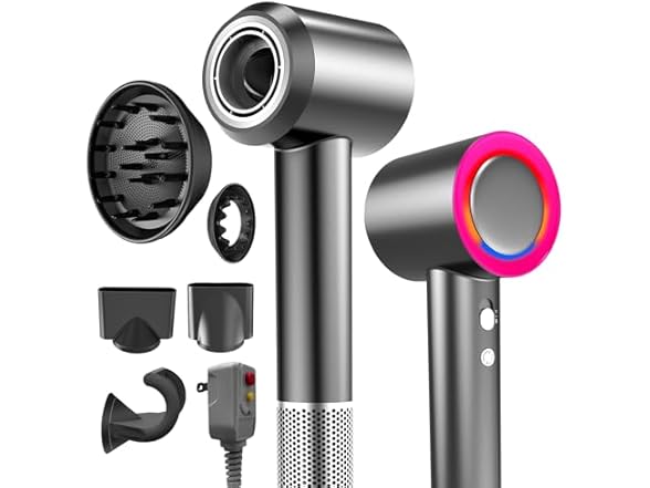 USKOWO Hair Dryer, 1800W Fast Drying Blow Dryer