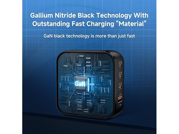 BOERX 4-Port 150W GaN USB-C Charger Station