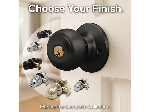 Copper Creek Colonial Entry Door Knob
