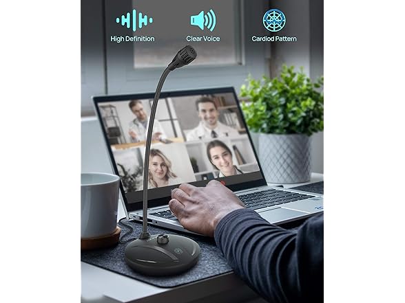 JOUNIVO USB Streaming Microphone
