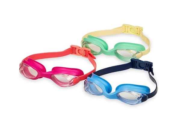 Life is Good Kids Swim Goggles Pack of 3