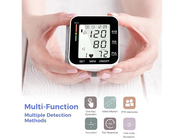 Wrist Blood Pressure Monitor