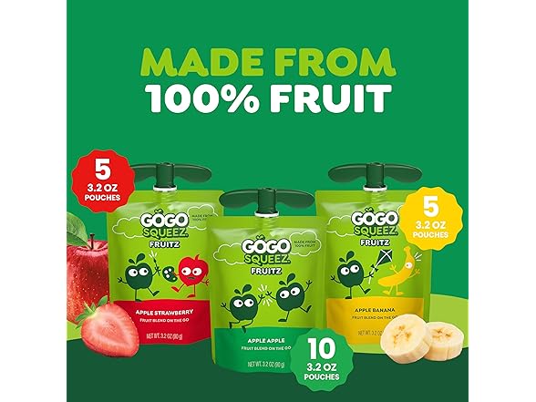 GoGo squeeZ Applesauce and Fruit Variety Pack