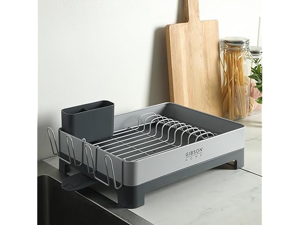 Gibson Home Nestcraft Full Size Rust Resistant Dish Rack