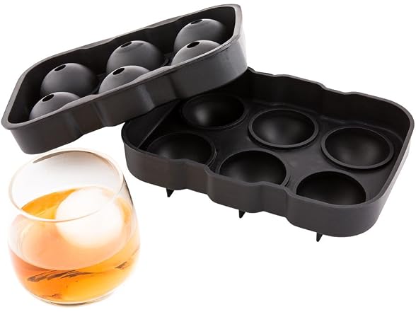 Restaurantware 2 In Sphere Silicone Ice Molds