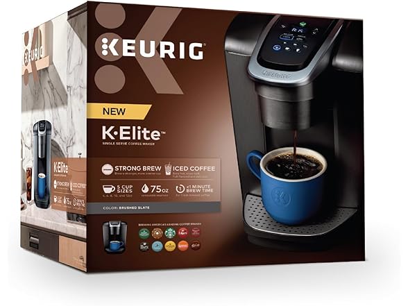 Keurig K-Elite Single Serve K-Cup Pod Coffee Maker