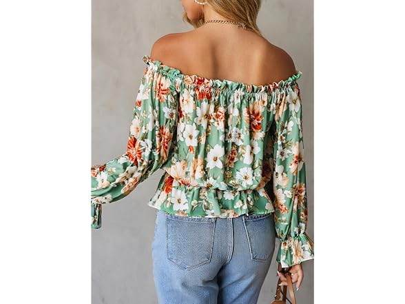 Blencot Women (S) Cute Blouse Summer Sleeve Shirts