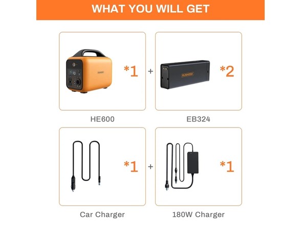 RALLYE 600 | 648Wh 600W| Portable Power Station