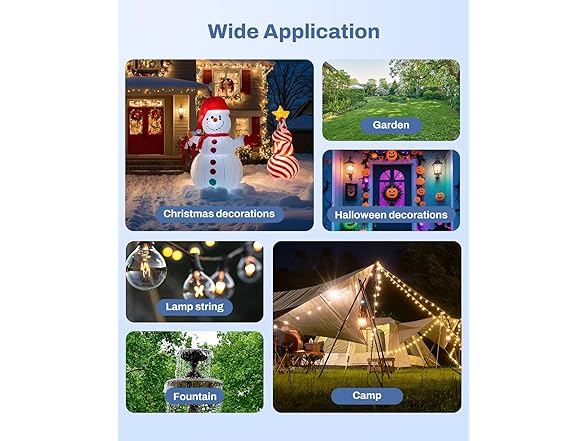 BN-LINK Outdoor Power Stake Timer, 100FT