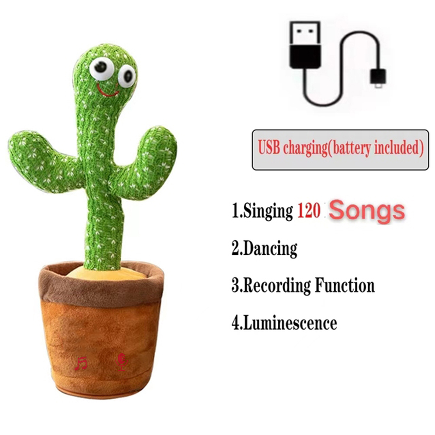 Dancing Cactus Mimicking Toy - Gallery 16