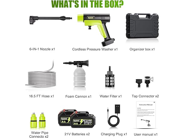 Blusoke Cordless Pressure Washer