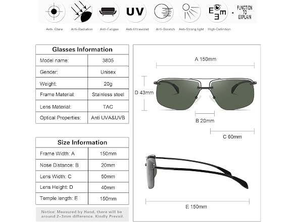 Tucci Italy Metal Elegance Sunglasses